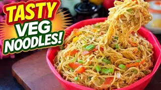 🔥 Street Style Hakka Noodles | Better Than Street Food! 🔥 Noodles recipe at home
