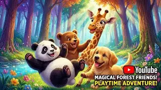 Forest Friends Rescue Adventure  Panda, Bear, Zarafa & Puppy Story