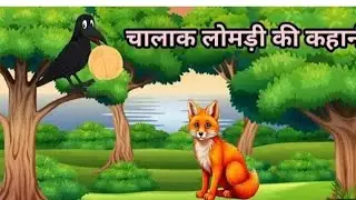 चालाक लोमड़ी और कौए की कहानी।chalaak lomdi aur koua.