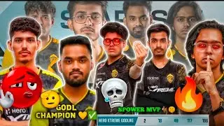 Spower GOES CRAZY 💥 | GodLike Wins Upthrust Esports 🏆 | Full Highlights 💛🔥