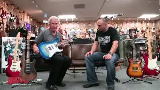 Schecter Custom Shop Sunset Custom Trans Sky Blue