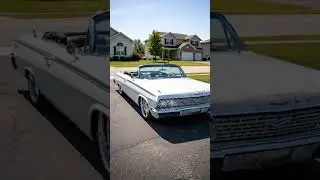 💯🔥 DRoP ToP LoWRiDeR IMPaLa EnGine FeeLs LiKe SuB BaSS 🔊#lowrider #enginesound #impala #customcars