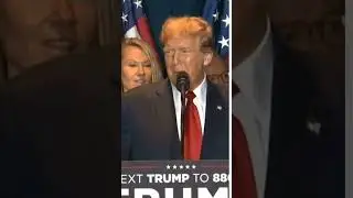 Trump on border issue after South Carolina Primary Win #politics #election2024 #trump