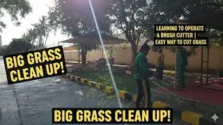 Brush Cutter Easy way to cut grass​#Gardening​#GrassCutting​#LawnCare​#YouTubeVlog​#DIY​#OutdoorWork
