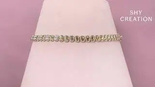 Holiday Gift Guide: Shy Creation Bezel Set Diamond Bracelet