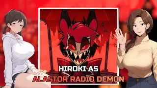 [NTR] Kokujin No Tenkousei react to HIROKI as ALASTOR the RADIO DEMON | Hazbin Hotel | Gacha React 