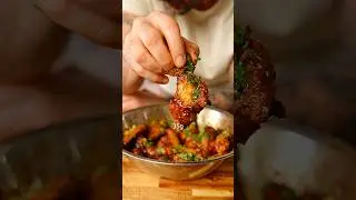 Куриные крылышки с лимоном и перцем в аэрофритюрнице #куриныекрылышки