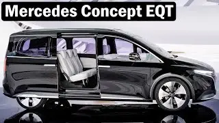 Mercedes Concept EQT &ndash;  premium quality  small van - Interior preview