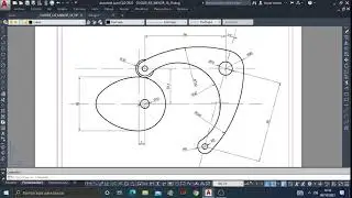 OVOIDE DADO EJE MENOR Y LEVA CON AUTOCAD