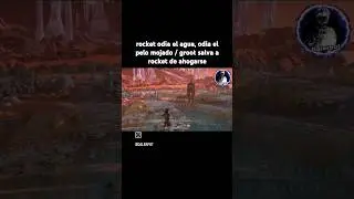 rocket odia el agua, odia el pelo mojado / groot salva a rocket de ahogarse #guardianesdelagalaxia