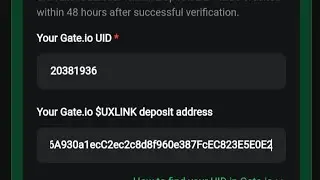 Gate io থেকে ফ্রিতে UXLINK কয়েন নিন | Treat টোকেন এর মতো প্রজেক্ট | UID submit only