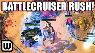 Starcraft 2: BATTLECRUISER RUSH vs PROTOSS?! (Parting vs Uthermal)