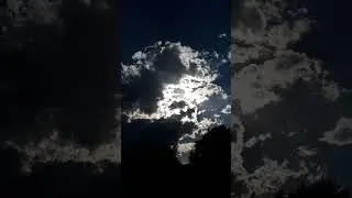 Clouds sunbeams #faceintheclouds #cloudfolk #cloudface #fairyliberationfront 7-13-23 6:42 PM