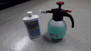 Pretreat Salt before you wash using Star Brite Salt off