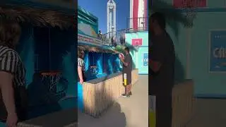 I played the Airtime basketball game at Knott&rsquo;s Berry Farm
