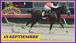 ✅RESUMEN 📽 sábado 13 SEPTIEMBRE 2025, carreras caballos🏇 en el V Centenario💰