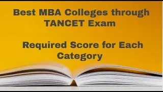 Best MBA colleges through TANCET 2021 | Tamil | The Professional Here | DS