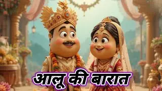 Aalu Ki Barat | आलू की बारात | Hindi Cartoon Video | Hindi Rhymes For Kids | Aloo Ki Barat | cartoon