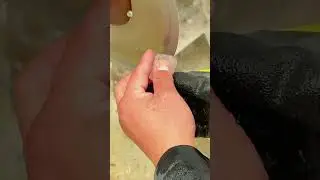 Smart way to smooth acrylic stone #shorts