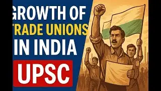 Growth of Trade Unions in India | AITUC, Leaders & Major Strikes | UPSC History