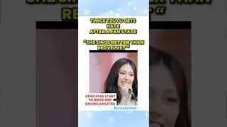 #twice #tzuyu gets hate because a fan state she sings better than #redvelvet #twicedaily #kpopnews