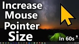 Increase Mouse Pointer Size Like a Elephant | Increase Mouse Cursor Size