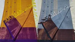 Butta Collections | Kanchi Cotton sarees🪡Fancy borders ( Gold/copper/silver/thread )🧵 100 counts🧵