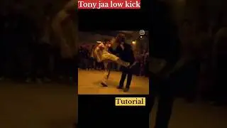 Tony jaa low kick #tutorial #technique #martialarts #kickboxing