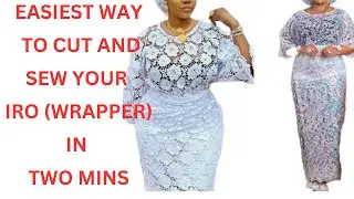 How to cut and join your Iro (wrapper) for beginners