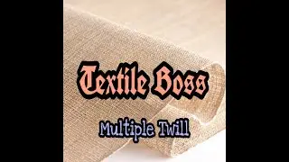 Multiple Twill 10×10 || মাল্টিপল টুইল ১০ × ১০ || Fabric Structure || Textile Boss