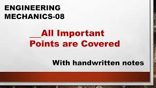 Mechanics Lecture 08 | Centroid | Centre of gravity | civil engineering |diploma