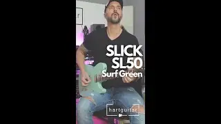 TEASER &bull; gear review #58 &bull; Slick Guitars SL50 SG Surf Green