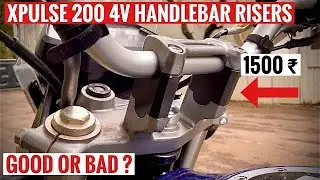 Handlebar Riser for Xpulse 200 4v | Xpulse 200 4v Handlebar Risers | Handlebar Risers full Review