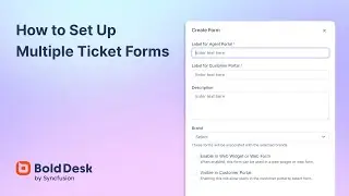 How to Set Up Multiple Ticket Forms