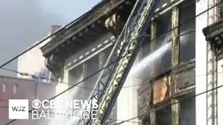 Massive fire at vacant downtown Baltimore building is contained