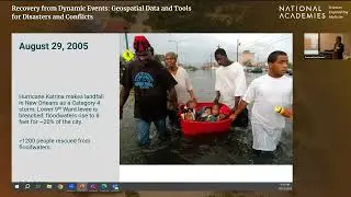 Recovery from Dynamic Events: Geospatial Data and Tools for Disasters and Conflicts
