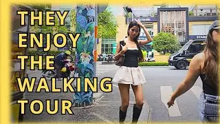 Saigon Walk 4K 🇻🇳  Hot & Humid Streets in District 1, Vietnam 🌦️ #walkingtour