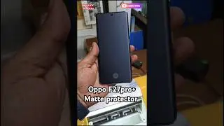 oppo f27pro plus 💀📲 matte screen protector | matte membrane guard for curved display mobile #trend
