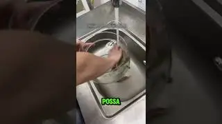 Olha como essa garota limpa o aqu&aacute;rio dela!