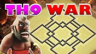 BEST TH9 WAR BASE 2016 with REPLAYS | Clash of Clans | NEW SERIES