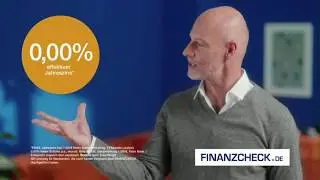 FINANZCHECK DE TV WERBUNG 2018   0 Prozent Kredit