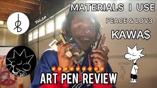 ARTIST PEN REVIEW. KAWA$. WHAT I USE ❤️❤️