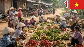 Discovering Traditional Vietnamese Rural Markets | Rustic Local Life in Long Dien, Binh Phuoc