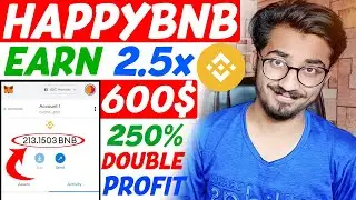 HappyBNB Earning Site | New Verified Audited Smart Contract | HappyBNB Legit Defi Platform 2021