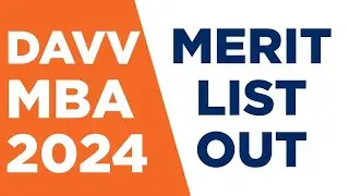 DAVV MBA  CUET PG 202A RANKING LIST GENERATED | CHECK YOUR RESULT NOW