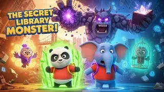Bao the Panda and Jumbo the Elephant Magical River Adventure with Lantern Sprite Protecting Nature