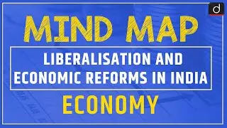 Liberalisation And Economic Reforms in India | MIND MAP | Drishti IAS English