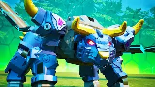 BULL Megatron ATTACKS Bumblebee in Shooting Game! 😱 🐂 | Transformers: CYBERWORLD