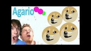 Agario - THE DOGE ATTACK!- (Pwnage:Battle)