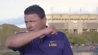 Coach Ed Orgeron makes announcement on the coronavirus